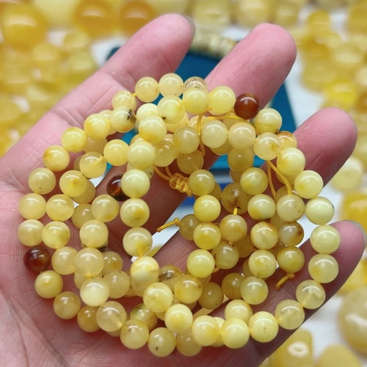 未镶嵌琥珀（矿物珀）裸石