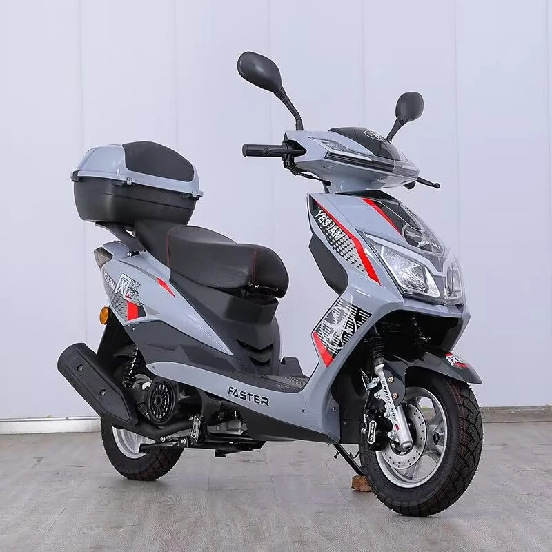 125踏板车摩托车全新车加长版载货车省油车二轮燃油助力电喷上牌