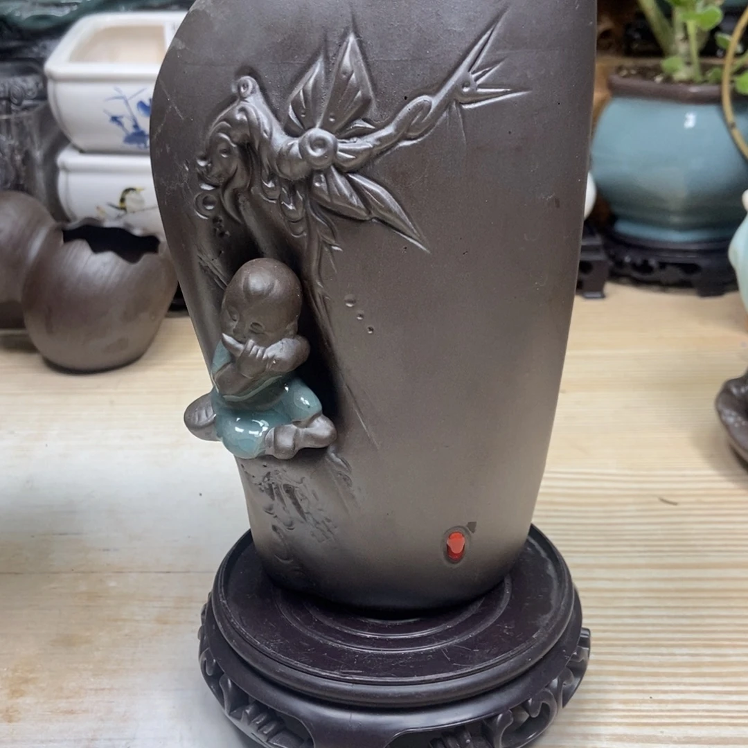 瓷片陶瓷花盆陶瓷艺术