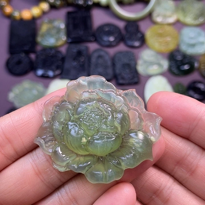 蛇纹石玉未镶嵌手链