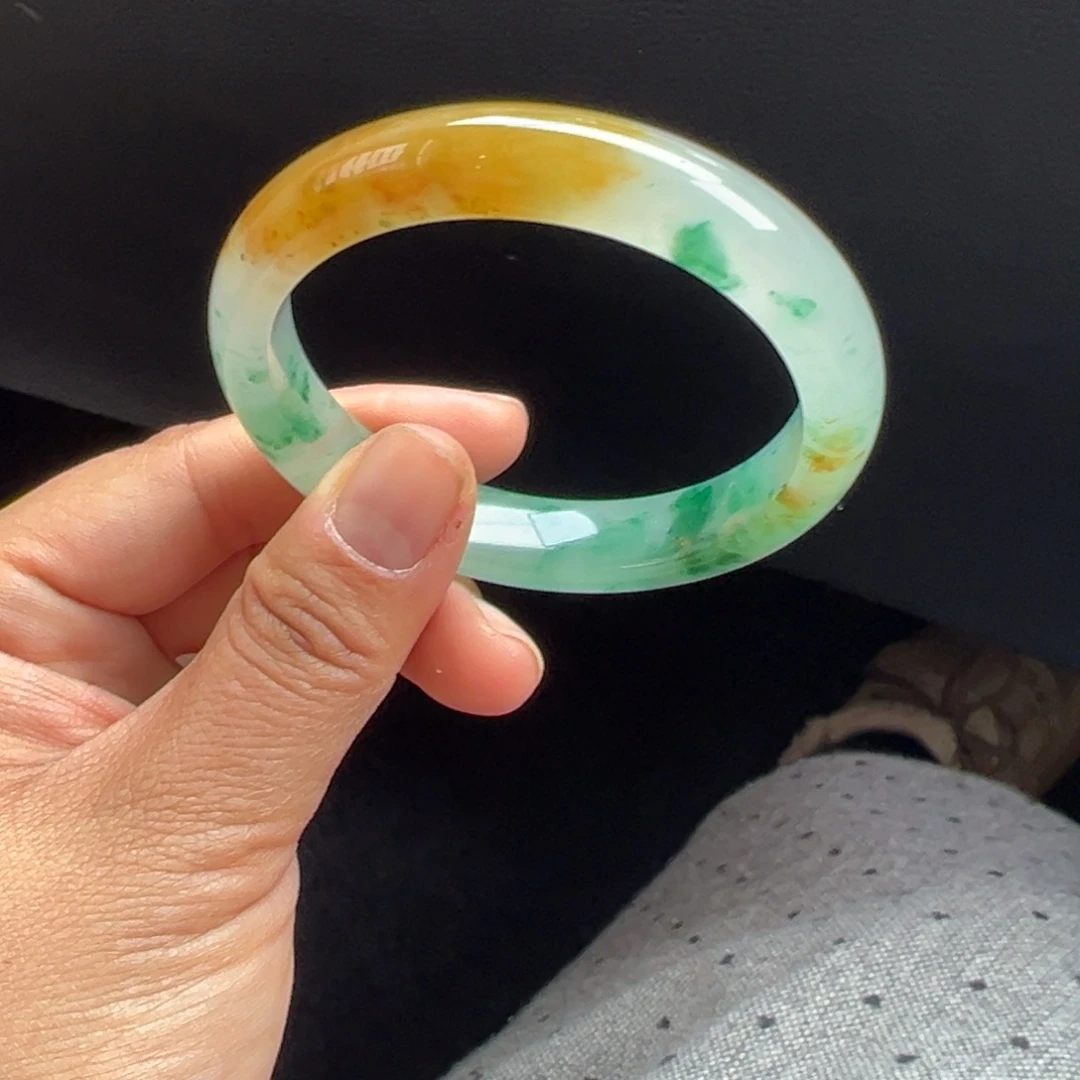 石英质玉未镶嵌手镯非洲翠53