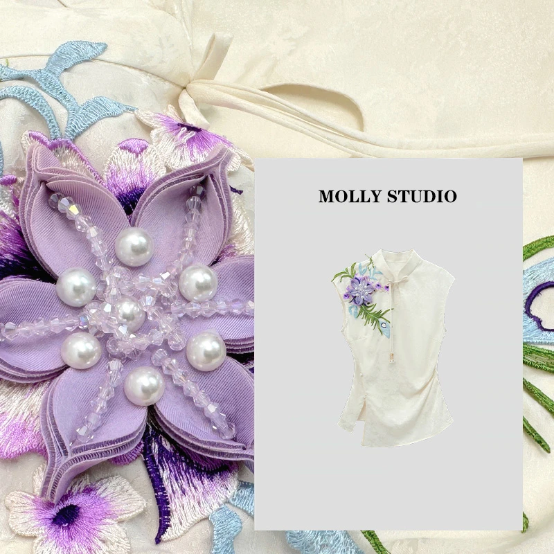 【兰婷入梦】Molly 新中式小众显瘦气质衬衫  M2025007