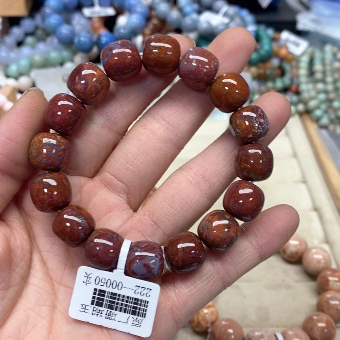 硅化珊瑚（珊瑚玉）手链未镶嵌?***?211