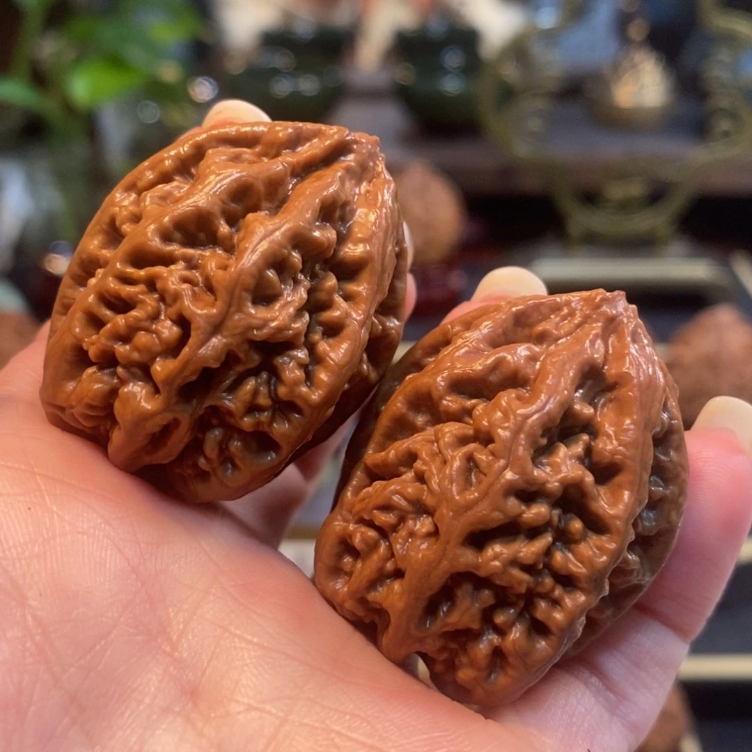 吊坠文玩核桃老树珊瑚纹34