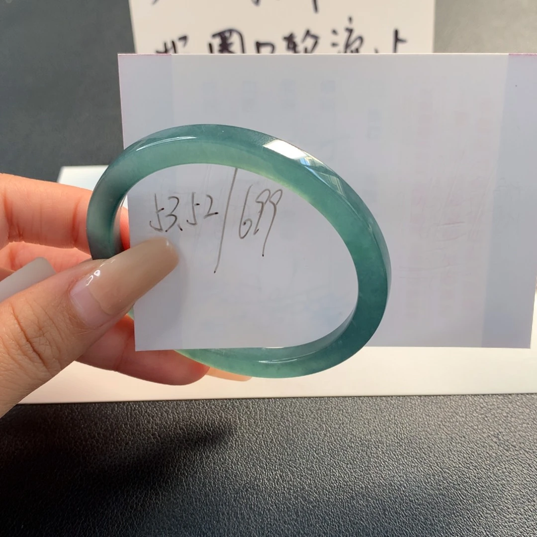 翡翠未镶嵌手镯天然翡翠