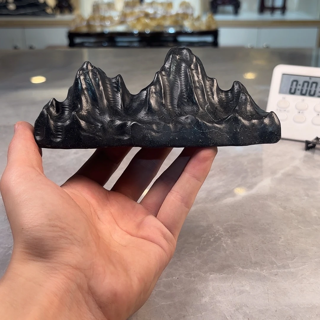 灵璧石手工雕刻奇石摆件