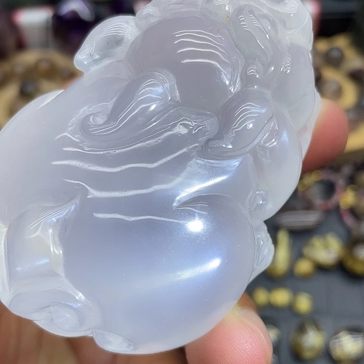 未镶嵌颈饰烟晶冰晶星光皮鞋摆件