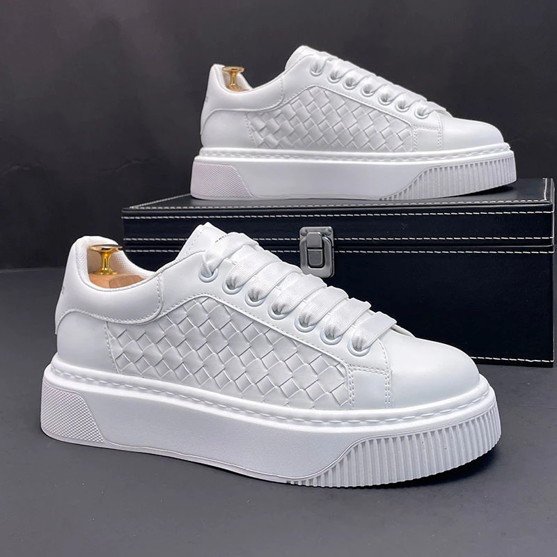 Louis Fordea/路易弗狄休闲鞋男款透气夏季轻奢男鞋时尚潮流板鞋