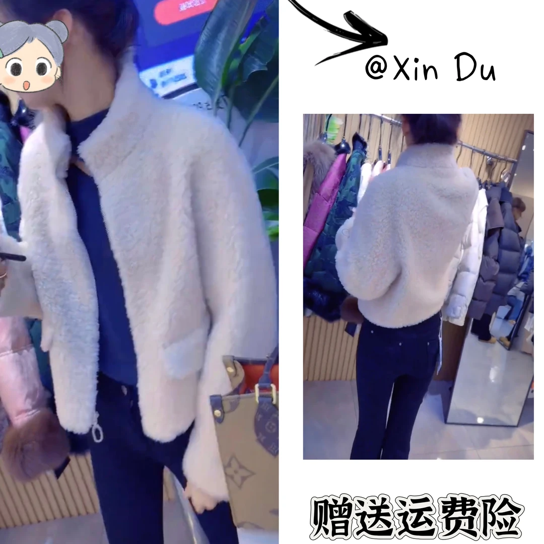 2025秋冬季新款时尚显瘦气质女士网红洋气外套百搭款D24748