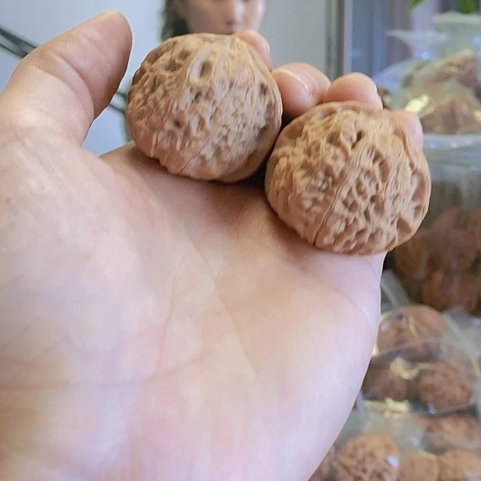 【闪购商品】把件文玩核桃39南瓜墩红皮