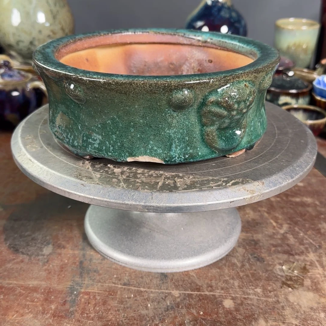 紫砂花盆领****0瑕疵品