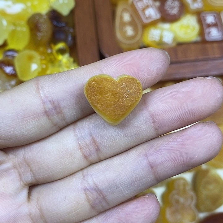 橄榄核吊坠福原皮爱心36