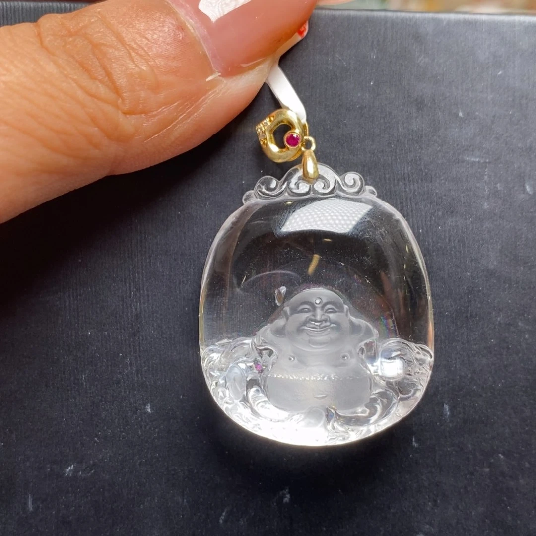 18K金镶嵌颈饰水晶JP50544婷