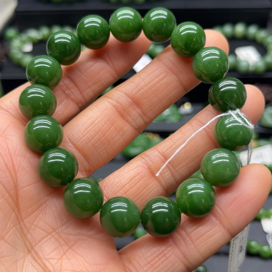 和田玉（碧玉）手链未镶嵌命****”