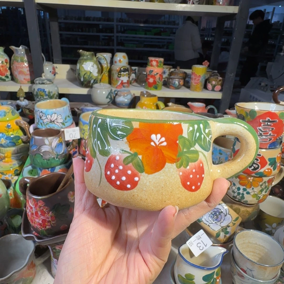 紫砂景德镇手工陶瓷釉下彩正品71