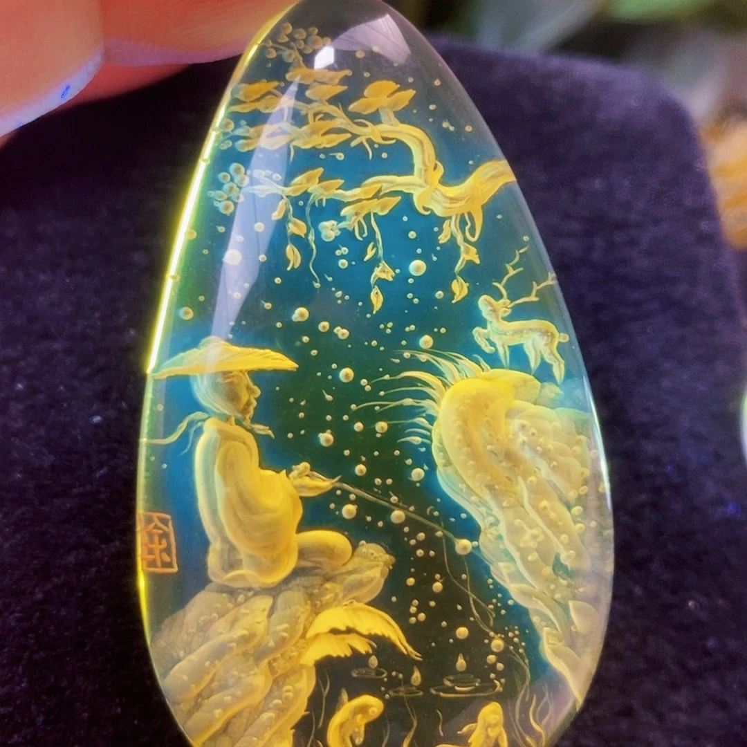【闪购商品】金珀吊坠(不含链)未镶嵌