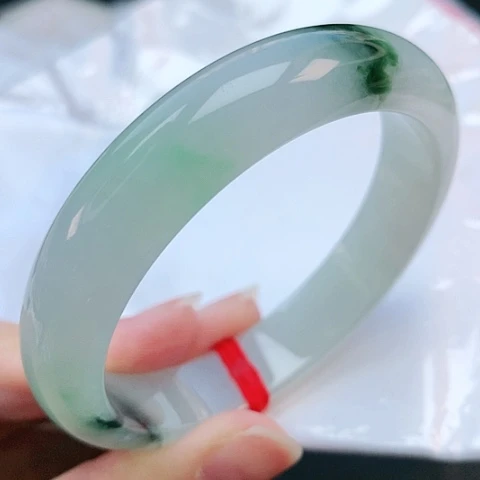 未镶嵌手镯翡翠56圈口800008