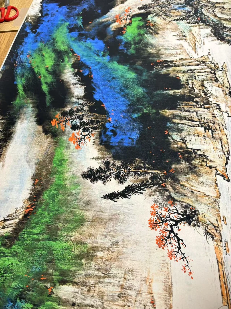 【D 火气长卷画 江山锦绣】瑞窿旧物 精选精品