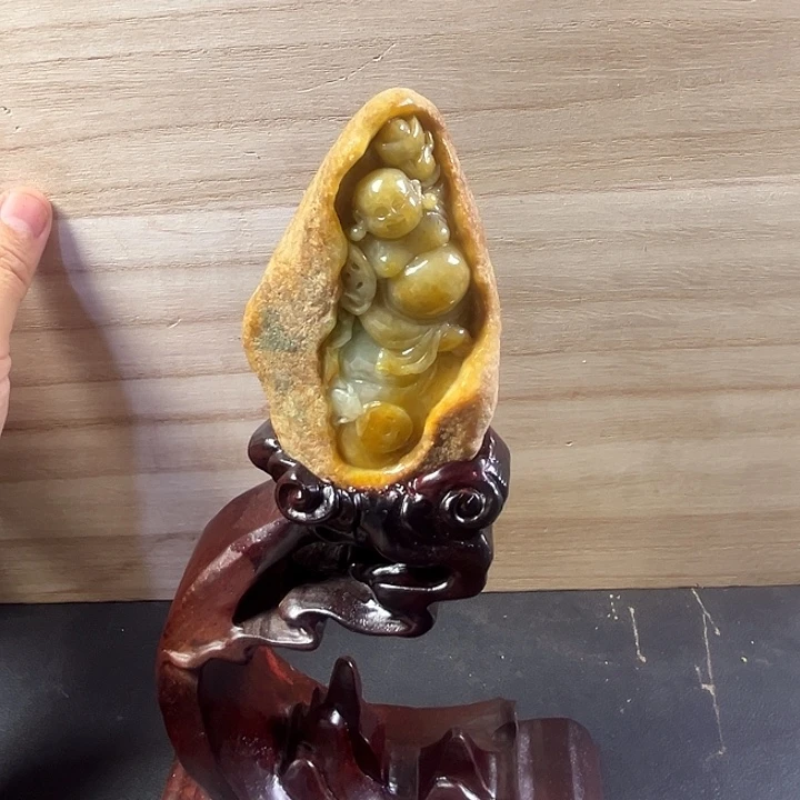 翡翠未镶嵌摆件翡翠