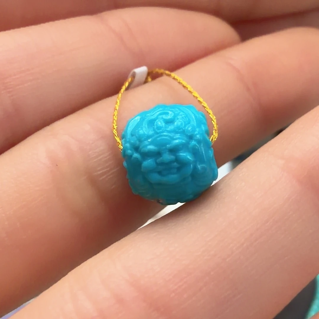 绿松石未镶嵌颈饰