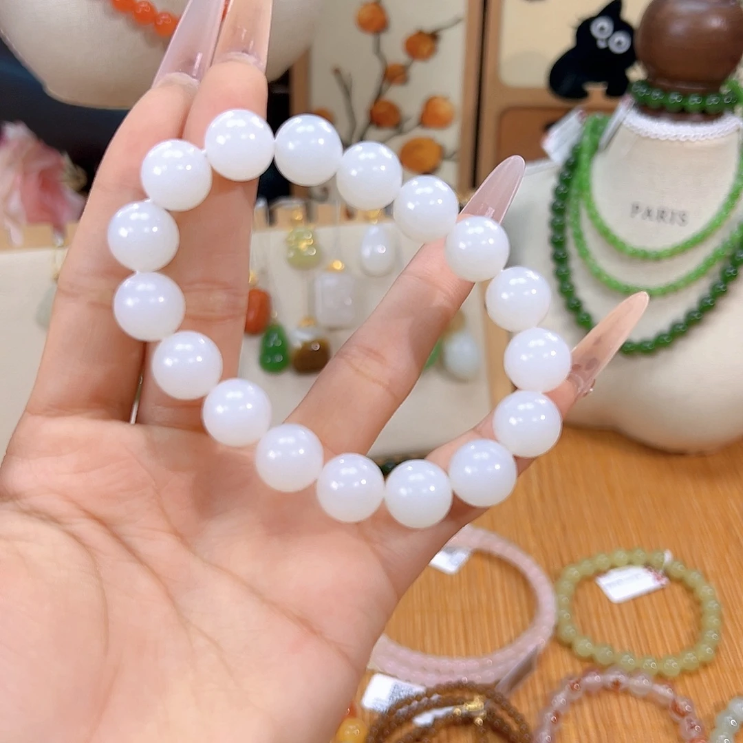 绵****和田玉未镶嵌手链sj