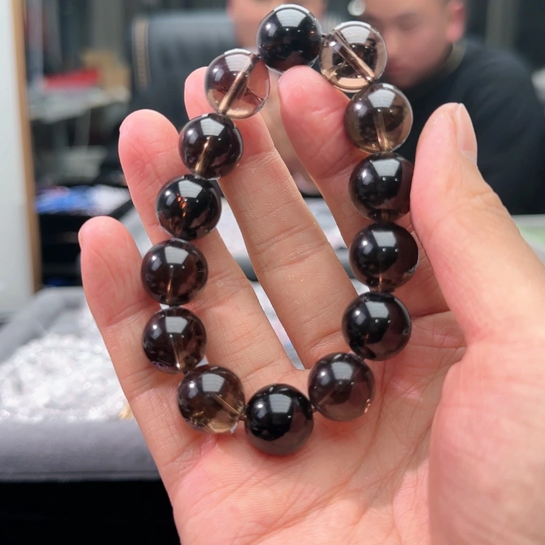 水晶手链未镶嵌茶晶