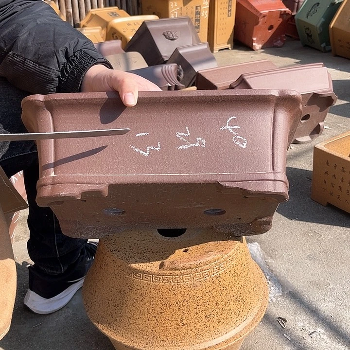 紫砂花盆紫砂等传统