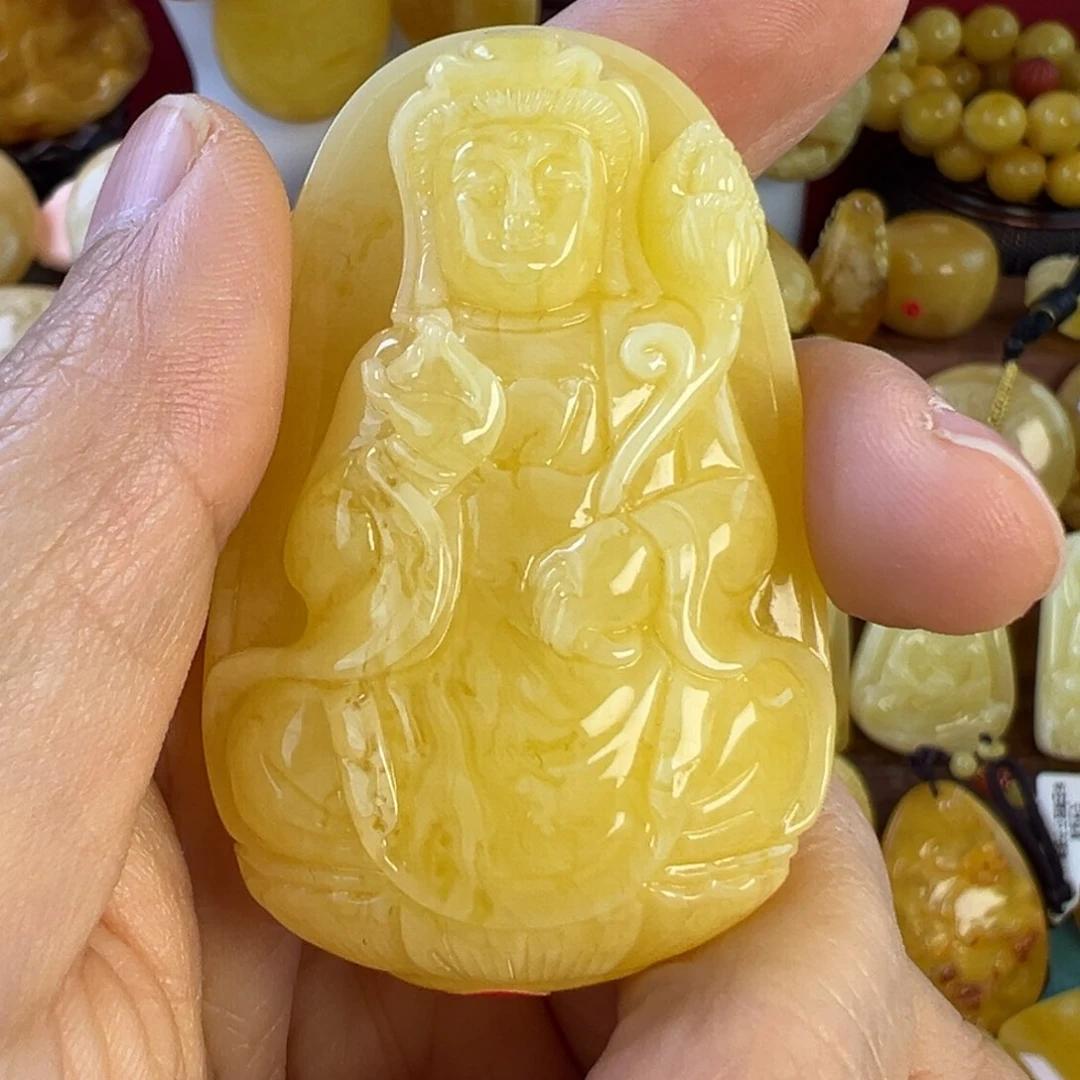 蜜蜡吊坠(赠链)未镶嵌