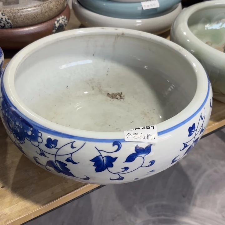 青花口径32高度14