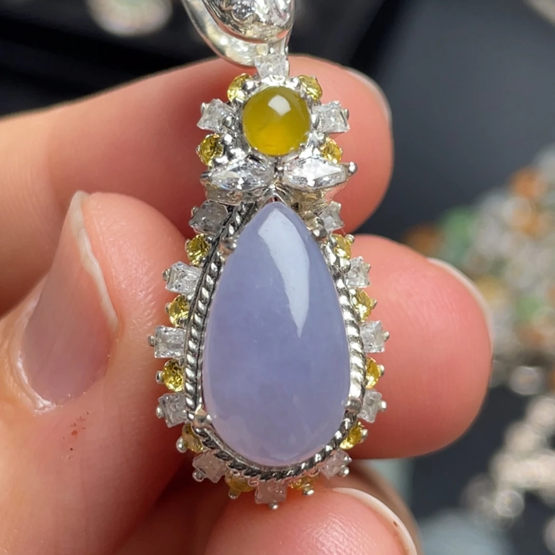 颈饰未镶嵌翡翠纯天然缅甸翡翠A货