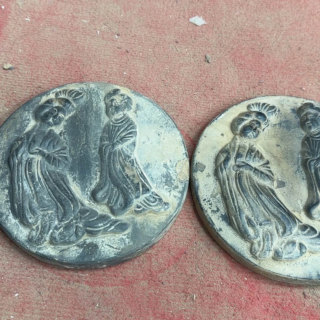 华***浪摆件陶潍坊四宝精品摆件