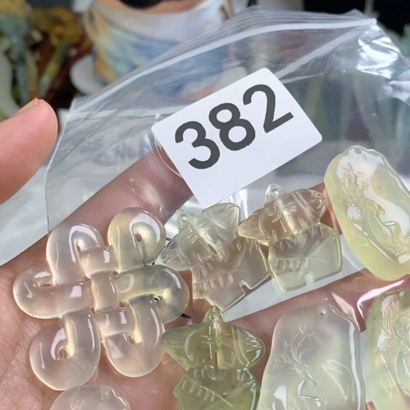 【闪购商品】岫玉发饰未镶嵌英*盲