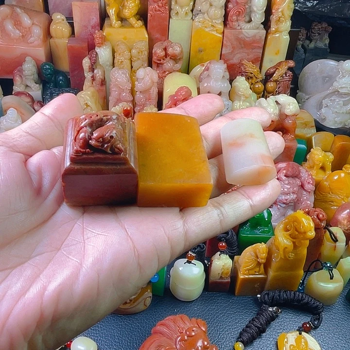 寿山石3方寿山石印石、寿山石印石