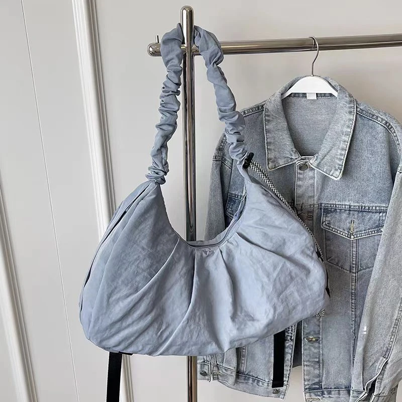 运动简约通勤时尚复古女包牛仔小众设计感百搭