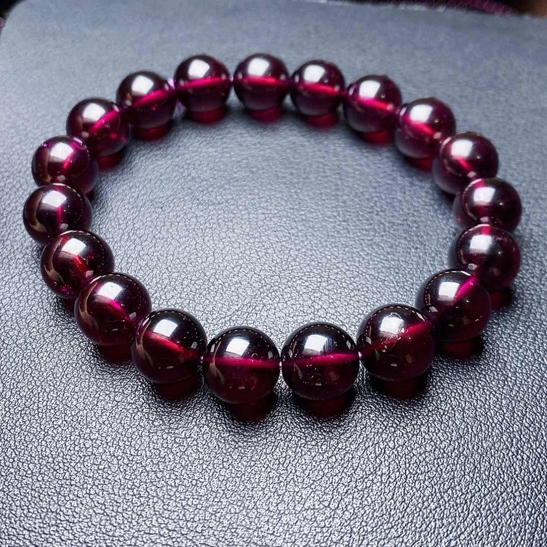 未镶嵌手链石榴石?**?10紫