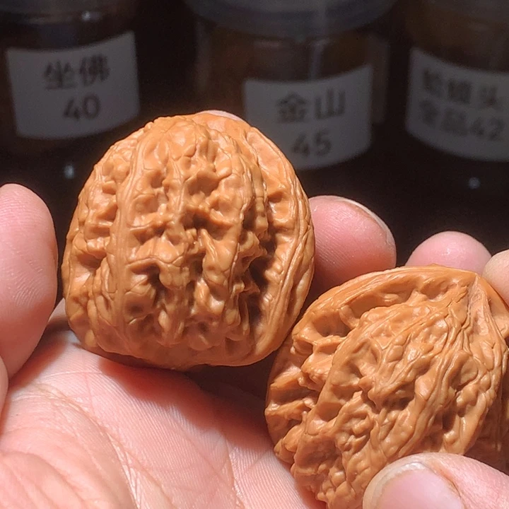 吊坠文玩核桃红锦鲤