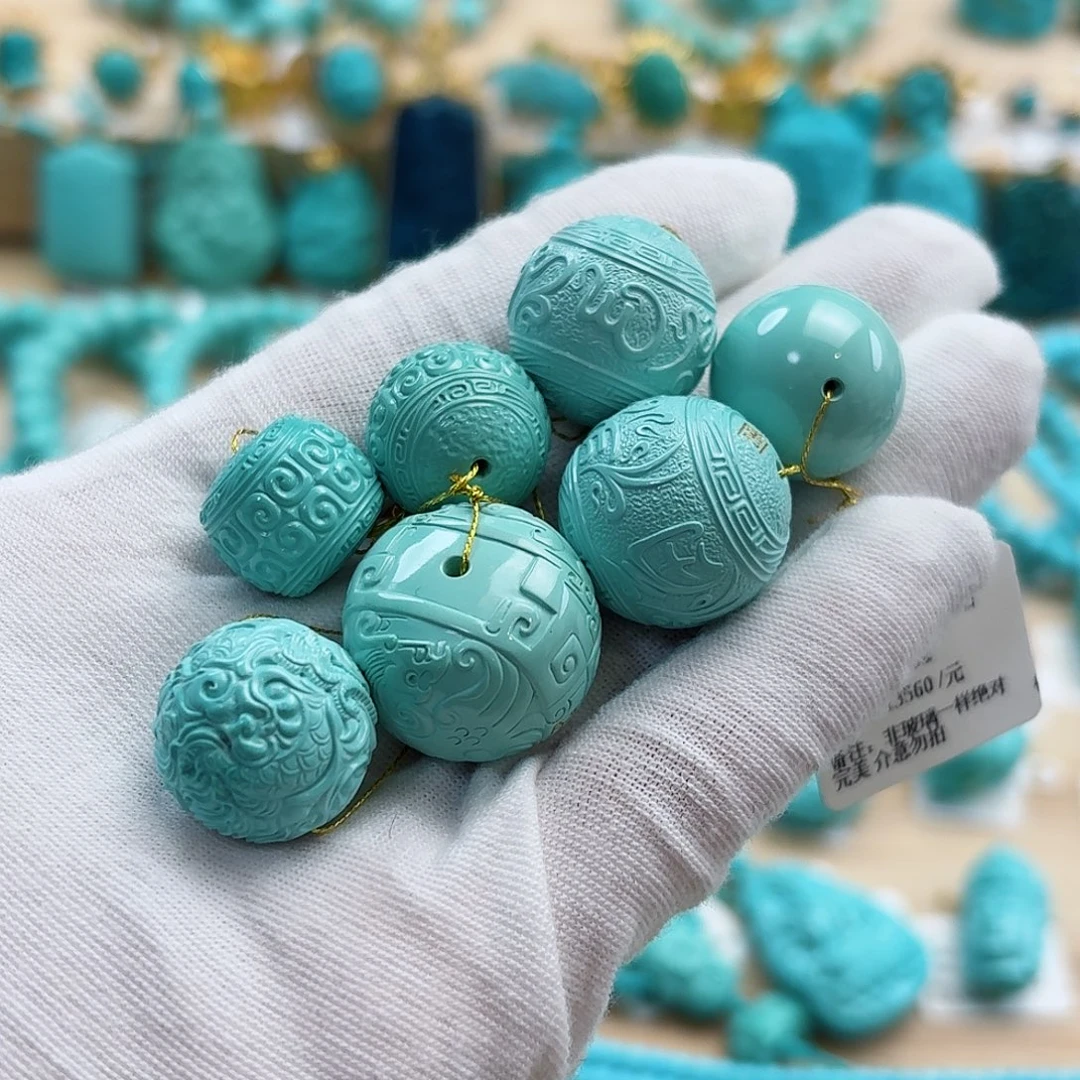 绿松石未镶嵌珠宝奇石合集