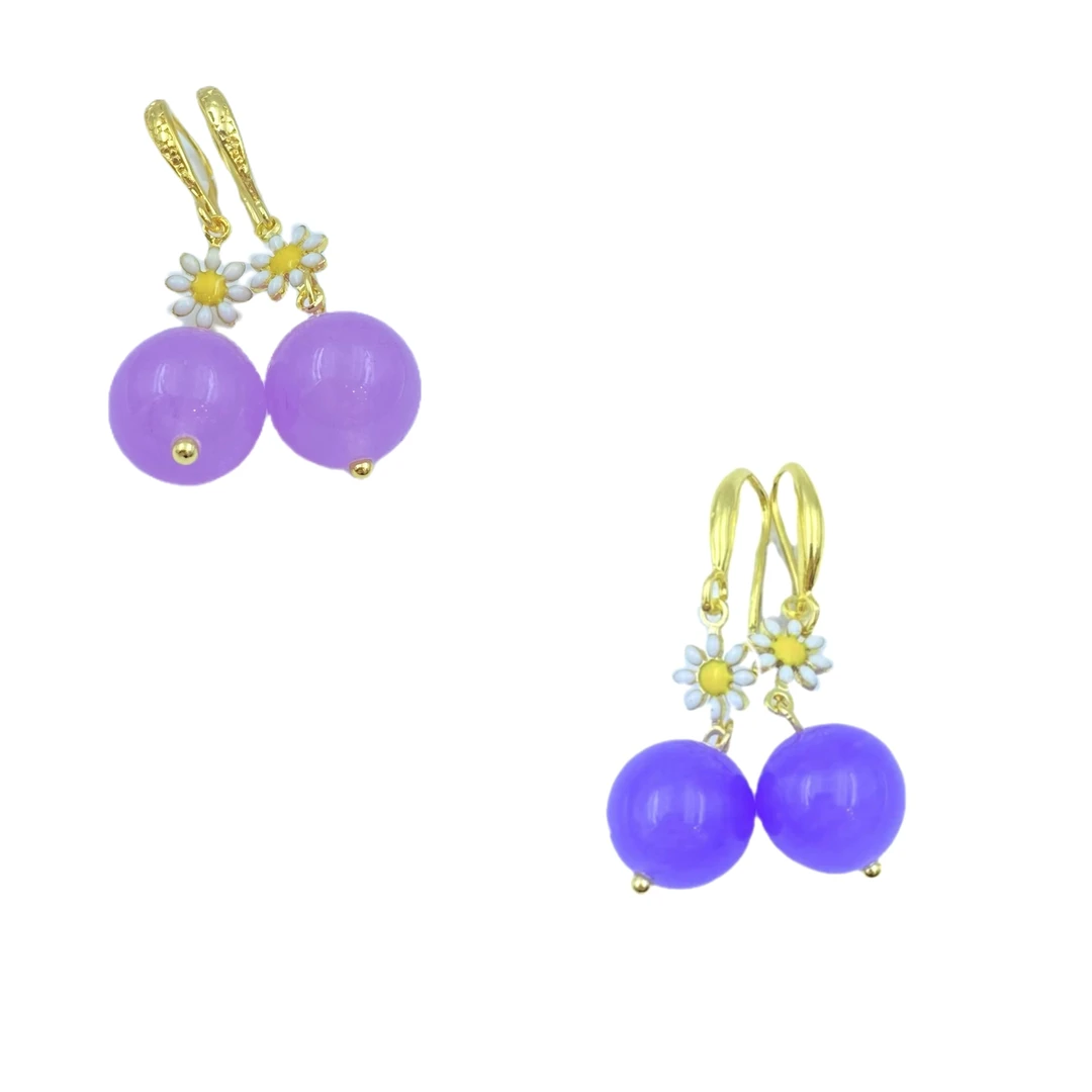 天山翠花花耳饰Y2418X合金多样性只发一件