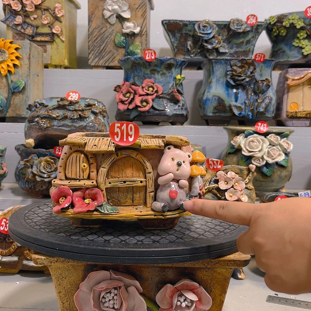 微瑕519 号陶然花盆厂家直销