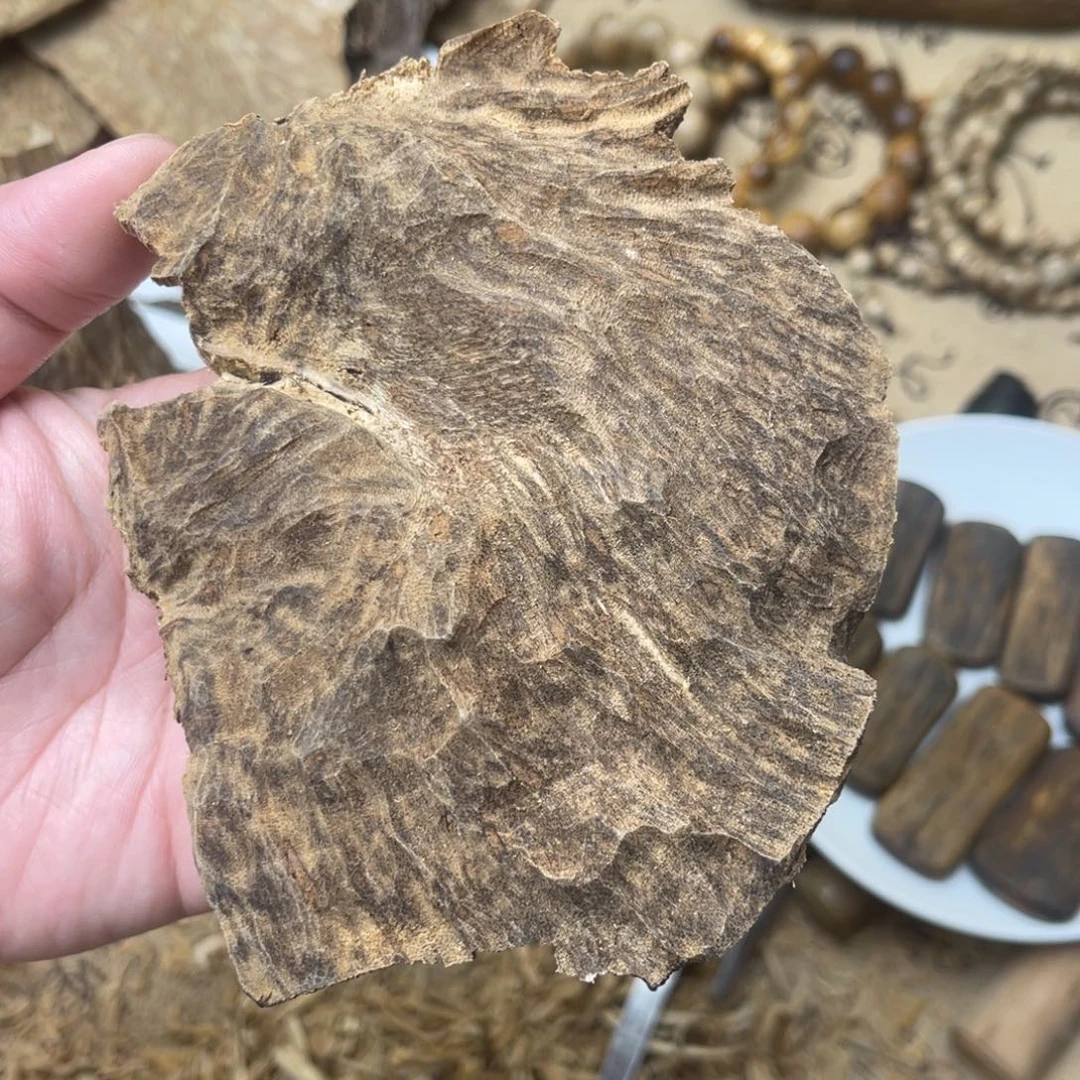 香料海南沉香野料黑油老头薰香料15克