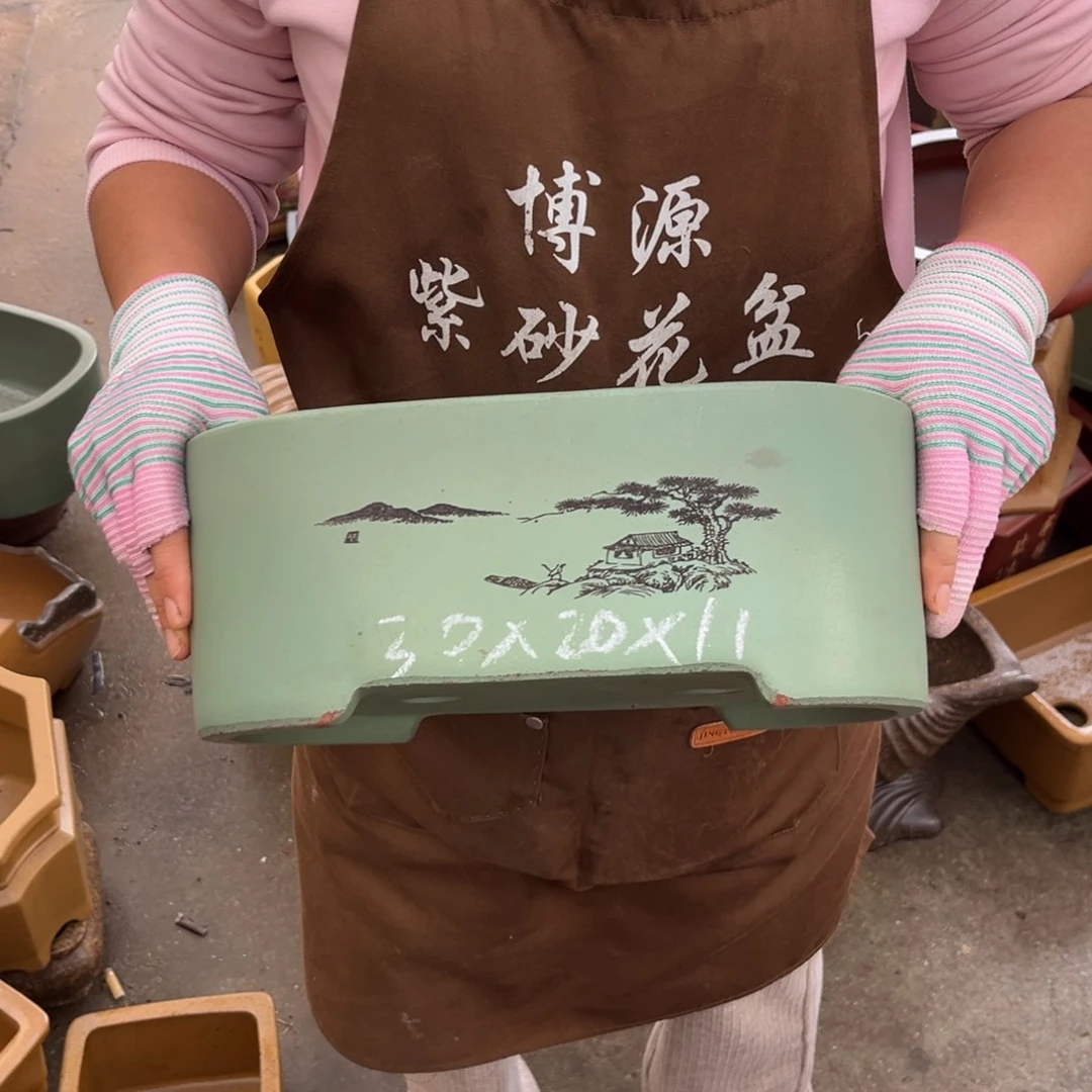 紫砂花盆盆景艺术