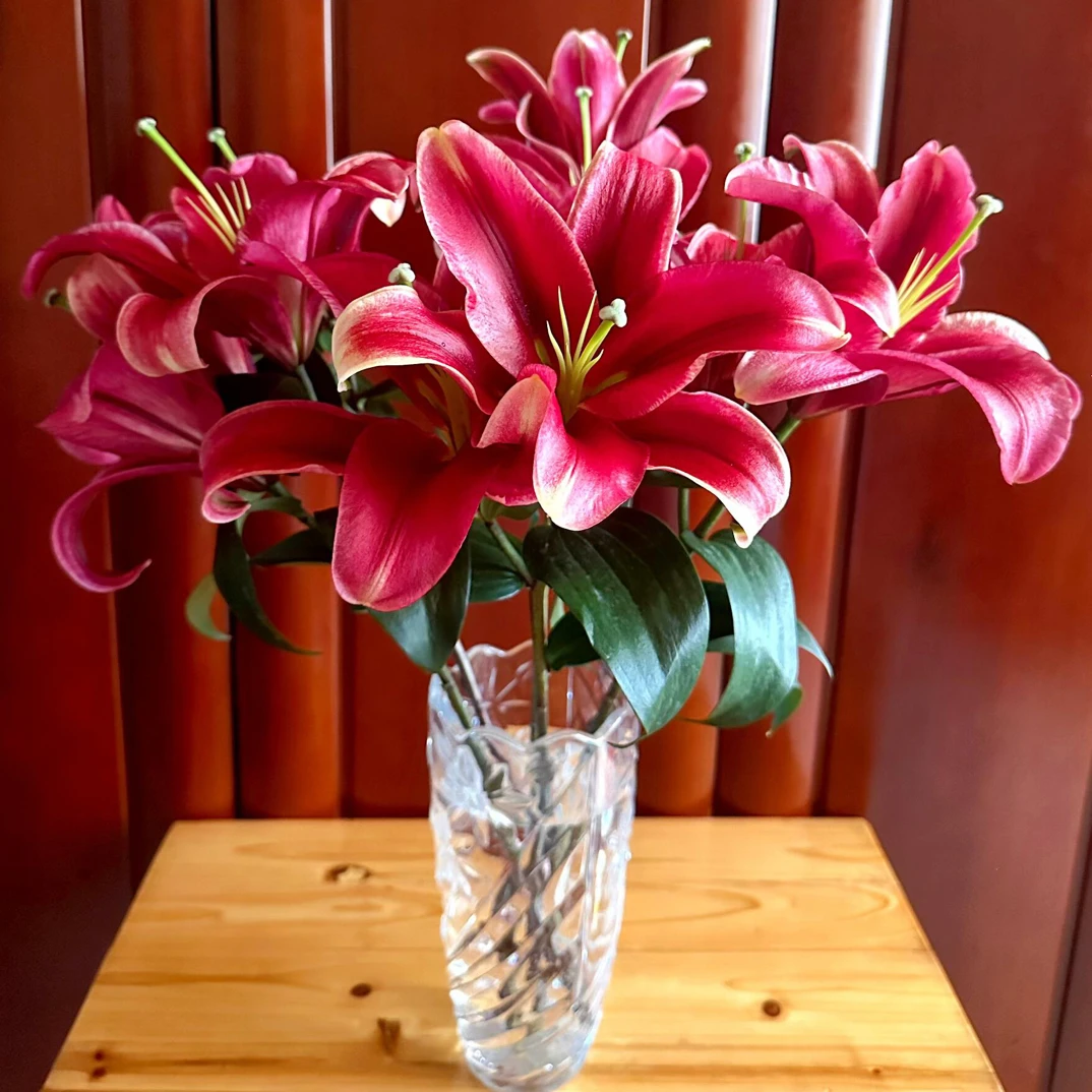 永恒的爱红色香水百合东北发货顺丰包邮