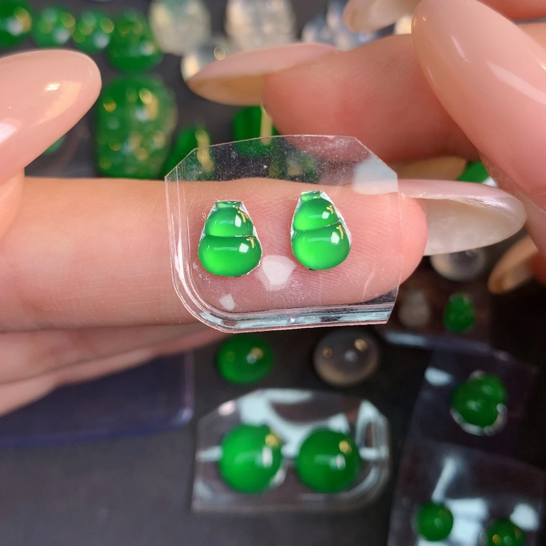 翡翠裸石翡翠翡翠7.11-5.31-2.17