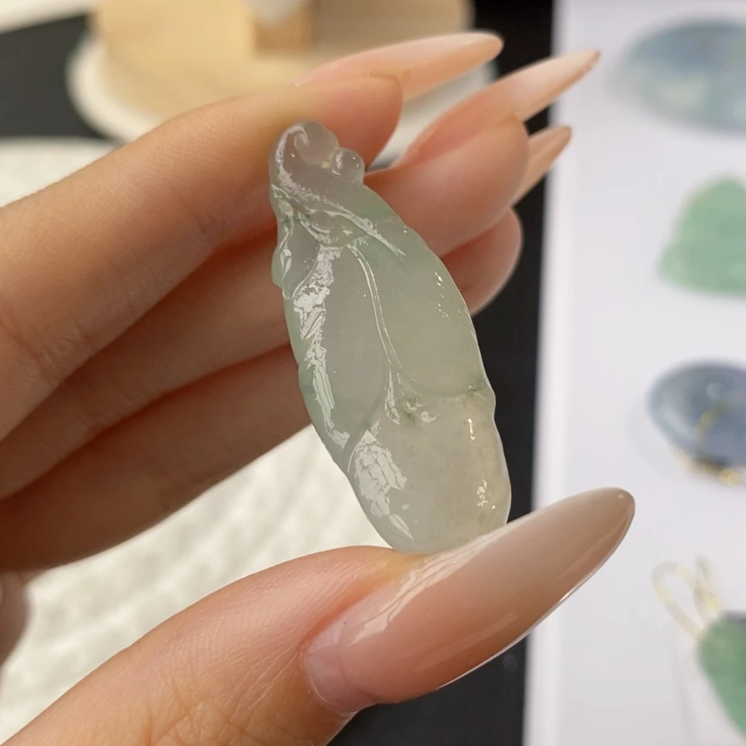 未镶嵌定制翡翠叶子