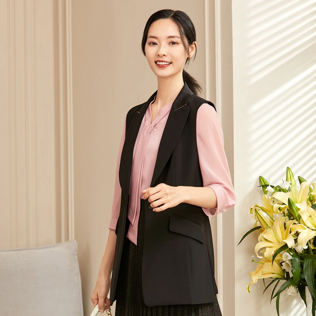 【婷婷专属】25年秋季新款西装小马甲气质通勤外塔西服女