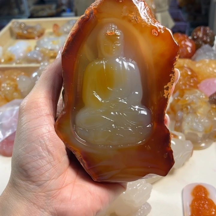 玛瑙/玉髓未镶嵌吊坠(不含链)