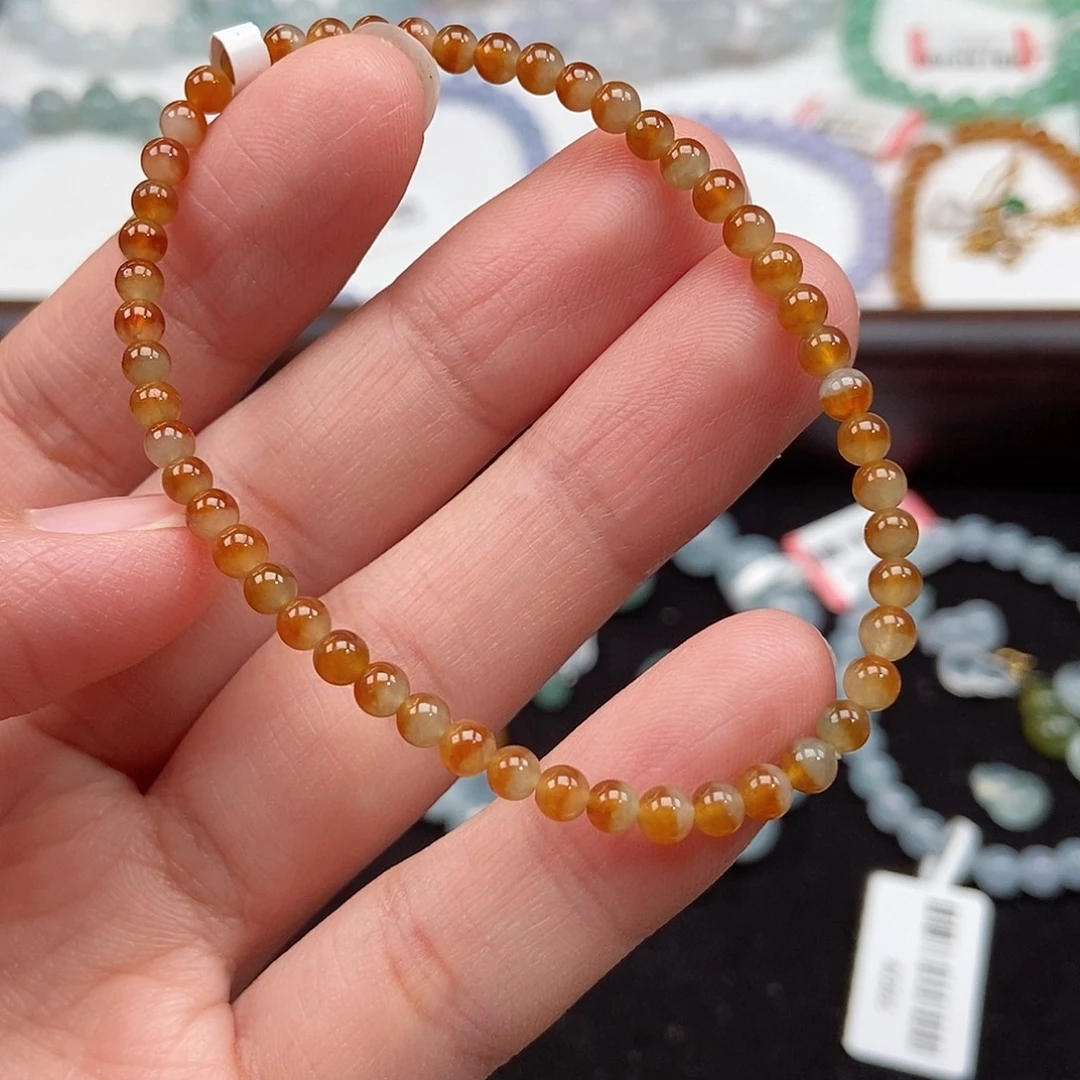 翡翠未镶嵌手串卡3.6