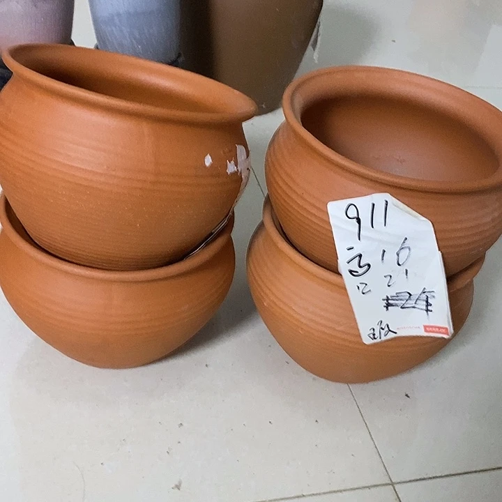 粗陶红陶绿植花盆911