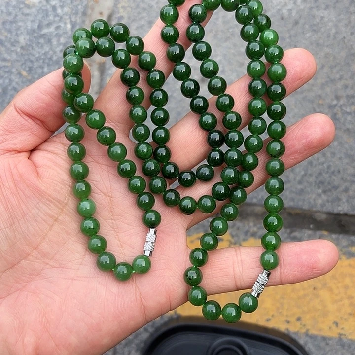 项链未镶嵌和田玉（碧玉）钰*