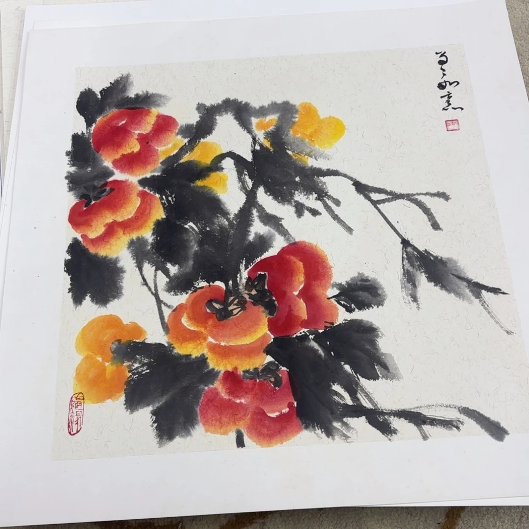 国画国画老师作品刘